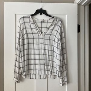 Plaid Blouse